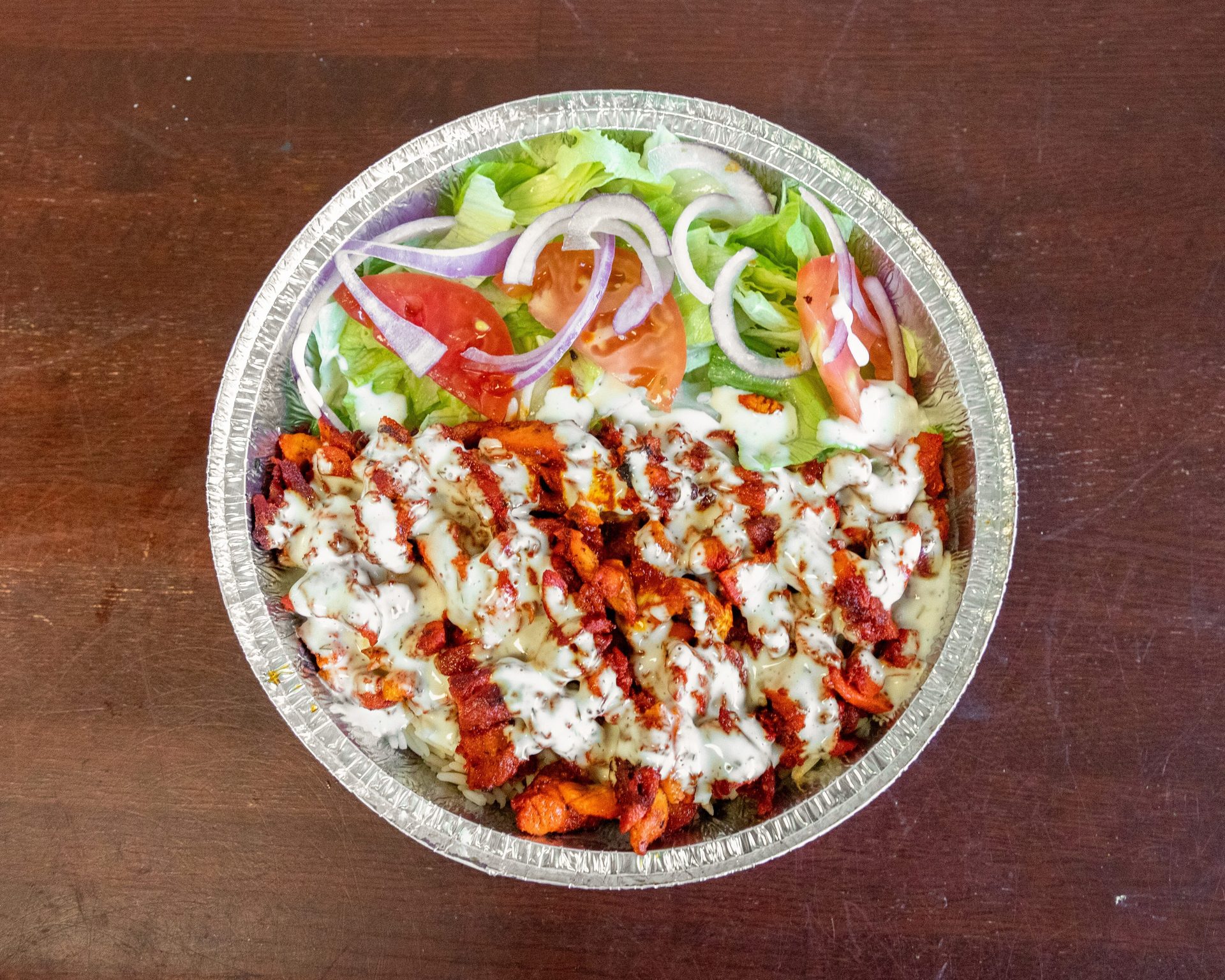 Chicken over rice