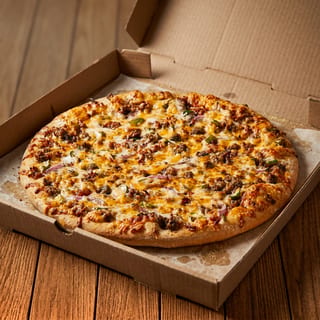 Bacon Cheese Burger Pizza
