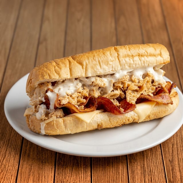 Chicken Bacon Ranch Grinder.